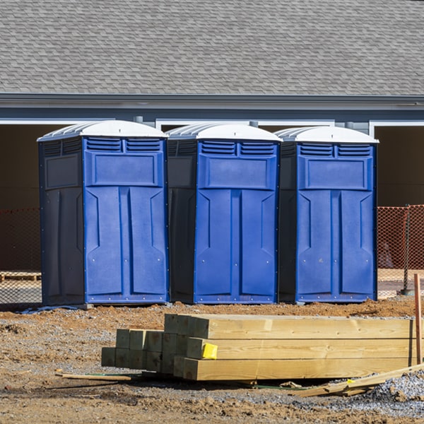 are there any restrictions on where i can place the porta potties during my rental period in Coopertown